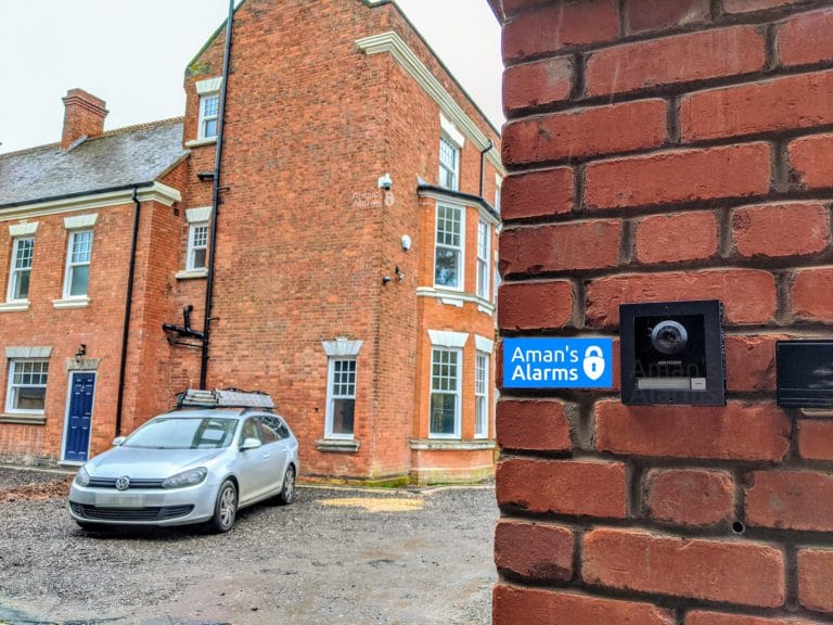 Hikvision intercom and PTZ camera in Coventry