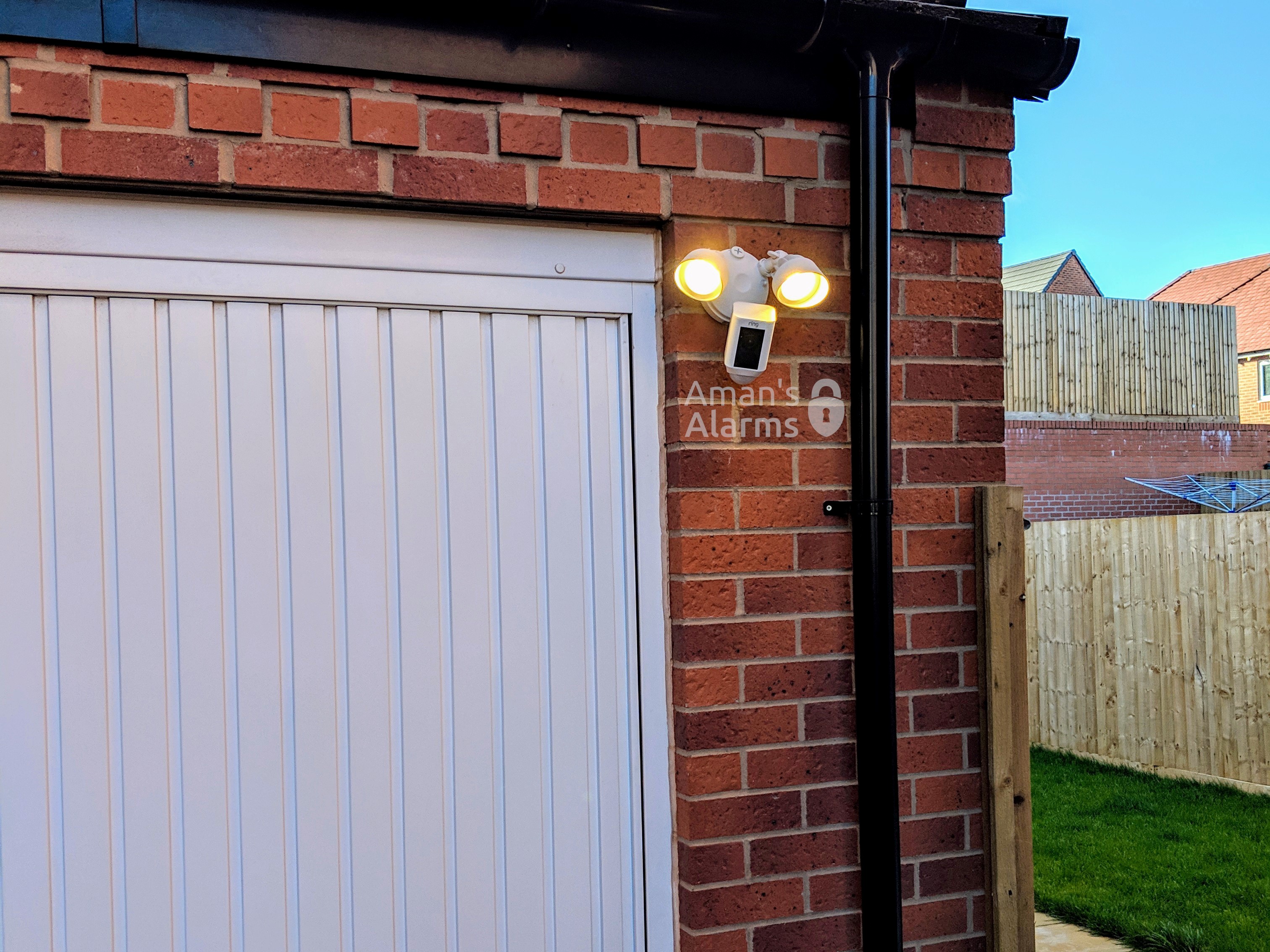 Ring Floodlight Cam installed in Warwick